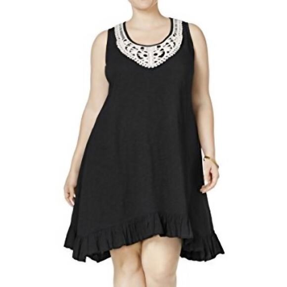 Style & Co. Dresses & Skirts - Style & Co New Women's Black Sleeveless Knee Length Cotton Dress Size Medium M